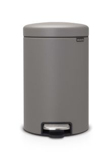 Brabantia pedaalemmer Newlcon 12 liter mineral concrete grey