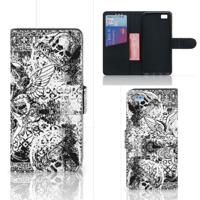 Telefoonhoesje met Naam Huawei Ascend P8 Lite Skulls Angel