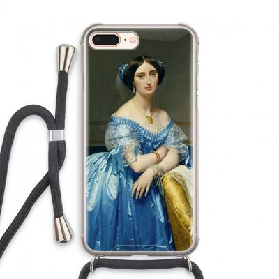 Eleonore: iPhone 8 Plus Transparant Hoesje met koord