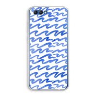 Blauwe golven: Honor 10 Transparant Hoesje