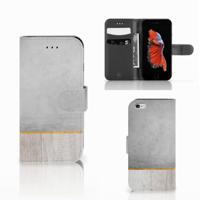 Apple iPhone 6 | 6s | Book Style Case | Wood Concrete