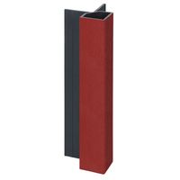 Keralit Uitwendig hoekprofiel Rood (2828)