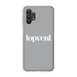 Topvent Grijs Wit: Samsung Galaxy A32 5G Transparant Hoesje