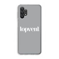 Topvent Grijs Wit: Samsung Galaxy A32 5G Transparant Hoesje