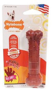 Nylabone textured dura chew beef jerkey voor harde bijters (TOT 11 KG)