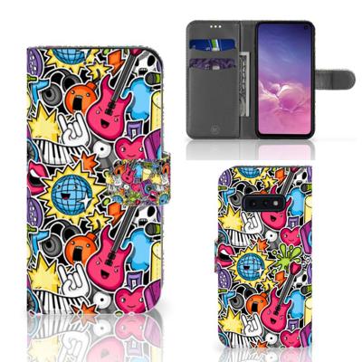 Samsung Galaxy S10e | Wallet Case | met Pasjes | Punk Rock