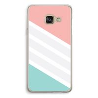 Strepen pastel: Samsung A3 (2017) Transparant Hoesje