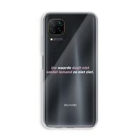 uw waarde daalt niet: Huawei P40 Lite Transparant Hoesje