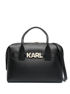 Karl Lagerfeld sac cabas médium à design K/Letters - Noir