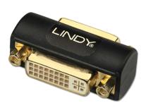 LINDY 41233 DVI Adapter [1x DVI-bus 24+5-polig - 1x DVI-bus 24+5-polig] Zwart