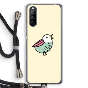 Birdy: Sony Sony Xperia 10 III Transparant Hoesje met koord