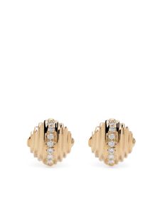 Dana Rebecca Designs puces d'oreilles Nana Bernice en or 14ct pavées de diamants