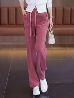 Casual Loose Plain Pants