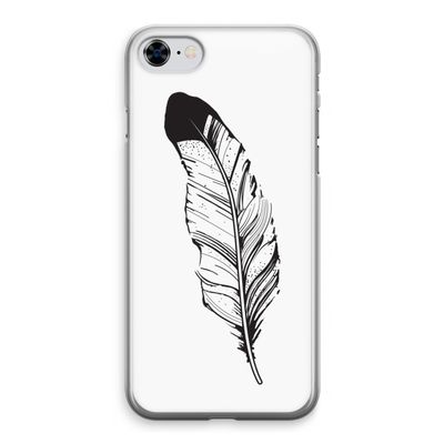Pluim: iPhone 8 Transparant Hoesje