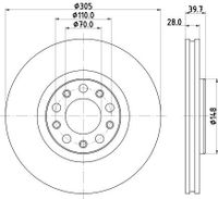 Remschijf 8DD355126731