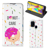 Samsung Galaxy M31 Flip Style Cover Donut Roze - thumbnail