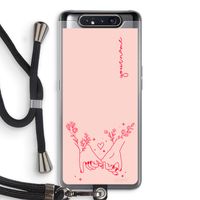 Best Friends: Samsung Galaxy A80 Transparant Hoesje met koord
