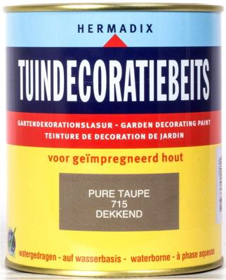 Tuindecoratiebeits 715 pure taup 750 ml - Hermadix