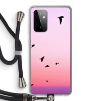 Fly away: Samsung Galaxy A72 5G Transparant Hoesje met koord