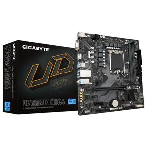 Gigabyte B760M H DDR4 Moederbord Socket Intel 1700 Vormfactor Micro-ATX Moederbord chipset Intel® B760