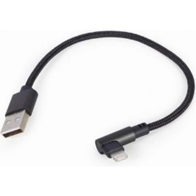 Gembird CC-USB2-AMLML-0.2M USB-kabel 0,2 m USB 2.0 USB A Micro-USB B/Lightning Zwart