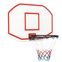 Basketbalbord 109x71x3 cm polyetheen wit - thumbnail