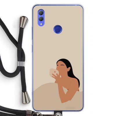 Fresh coffee: Honor Note 10 Transparant Hoesje met koord