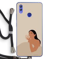 Fresh coffee: Honor Note 10 Transparant Hoesje met koord