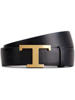 Tod's ceinture T-Timeless en cuir - Noir