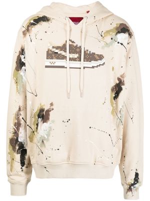 Mostly Heard Rarely Seen 8-Bit hoodie à imprimé serpent - Tons neutres