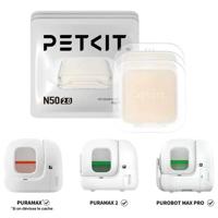 Verpakking met 3 geurverwijderaars - PETKIT - N50 2.0 - Voor PURAMAX 2 automatische kattenbak