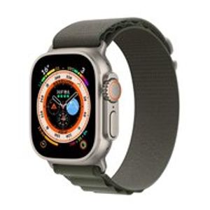 Alpine Loop nylon bandje - Groen - Geschikt voor Apple Watch 42mm / 44mm / 45mm / 49mm