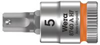 Wera 8740 A HF Zyklop Bit/dop-combinatie met Vasthoudfunctie met 1/4" Aandrijving, 5.0 x 28 mm - 1 stuk(s) - 05003335001