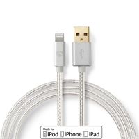 Nedis Lightning Kabel | Apple Lightning 8- Pins naar USB-A Male | 3 m | 1 stuks - CCTB39300AL30 CCTB39300AL30