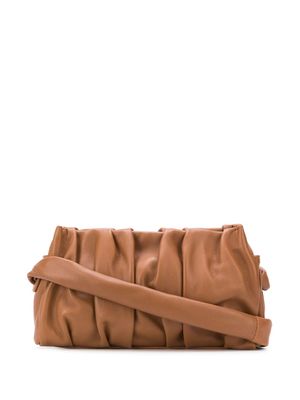 Elleme sac porté épaule froncé - Marron