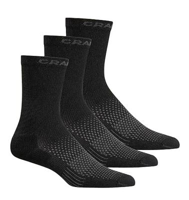 Craft CORE high dry sock 3-pack zwart unisex