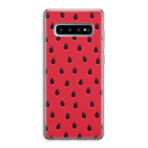 Watermelon: Samsung Galaxy S10 Plus Transparant Hoesje