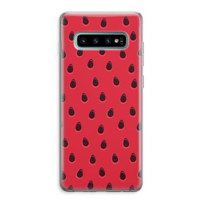 Watermelon: Samsung Galaxy S10 Plus Transparant Hoesje