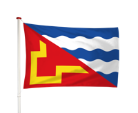 Vlag Oostmahorn - De Skans Oostmahorn (fr)