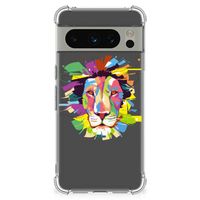 Google Pixel 8 Pro Stevig Bumper Hoesje Lion Color