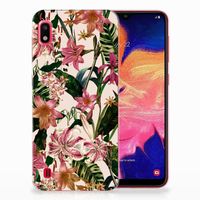 Samsung Galaxy A10 TPU Case Flowers - thumbnail