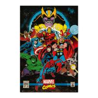 Poster Marvel Comics - Infinity Retro 61x91,5cm