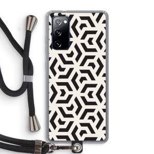 Crazy pattern: Samsung Galaxy S20 FE / S20 FE 5G Transparant Hoesje met koord