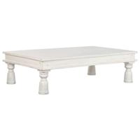 Hoofdtafel Home ESPRIT Wit 70 x 107 x 45 cm