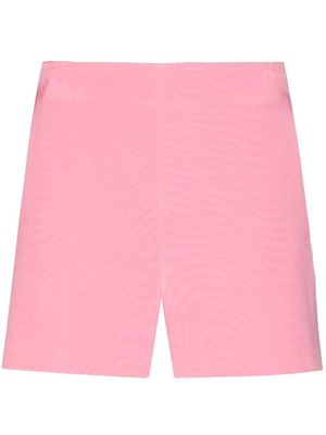 Valentino Garavani short à taille haute - Rose