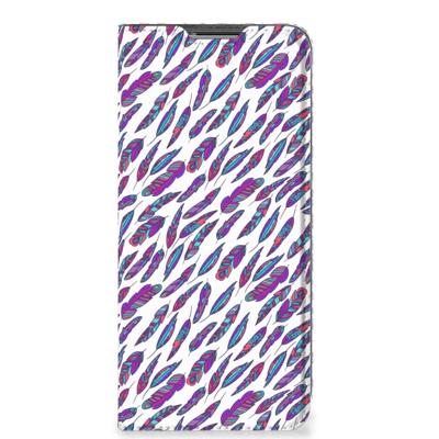OPPO Find X5 Lite | Reno7 5G | Hoesje met Magneet | Feathers Color OPPO Find X5 Lite | Reno7 5G | Hoesje met Magneet | Feathers Color