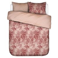 Essenza Dekbedovertrek Aurelie Darling Pink-1-persoons (140 x 200/220 cm)