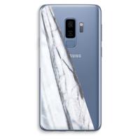 Gestreepte marmer: Samsung Galaxy S9 Plus Transparant Hoesje