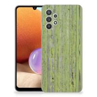 Samsung Galaxy A32 4G | A32 5G Enterprise Editie | Bumper Hoesje | Green Wood