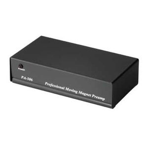 Hama Stereo Phono Preamplifier PA 506, with AC/DC Adapter 230V/50Hz Zwart